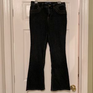 Dark boot cut jeans